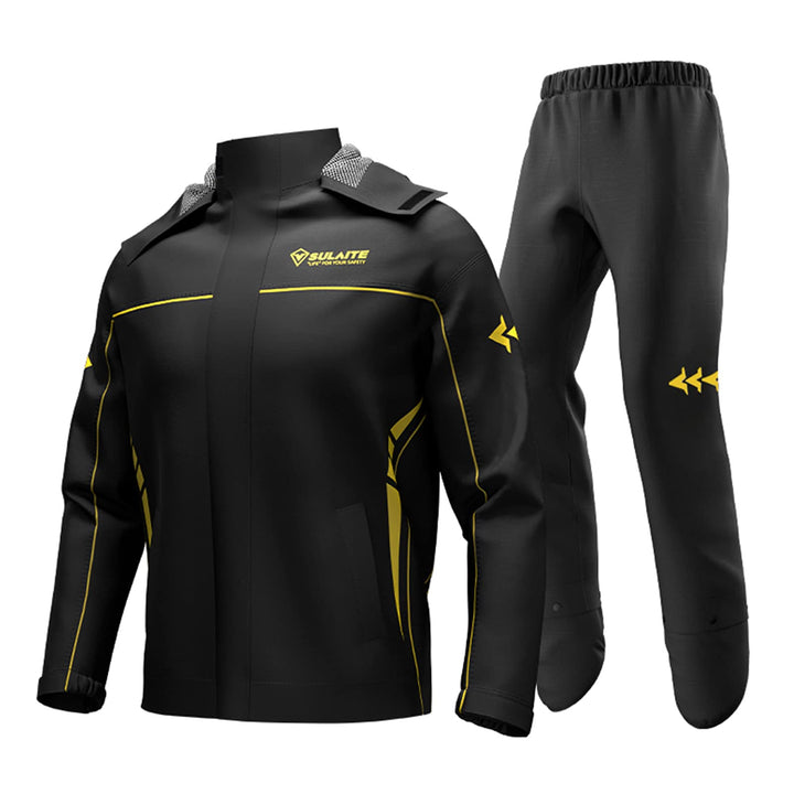 Lixada Wasserdichter Motorrad-Regenanzug für Männer und Frauen, Radfahren, Regenbekleidung, Jacke un