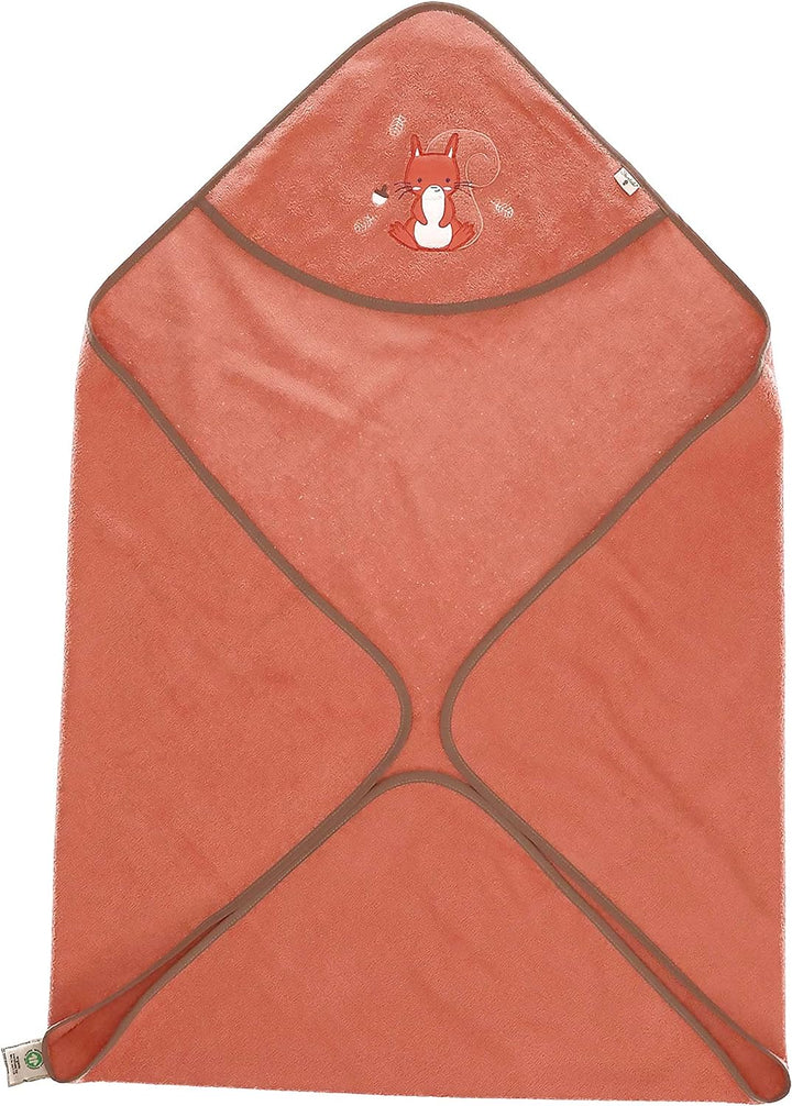 Sterntaler Baby Mädchen Badetuch Baby GOTS Enna - Badeponcho Baby, Kapuzenhandtuch, Badehandtuch Kin