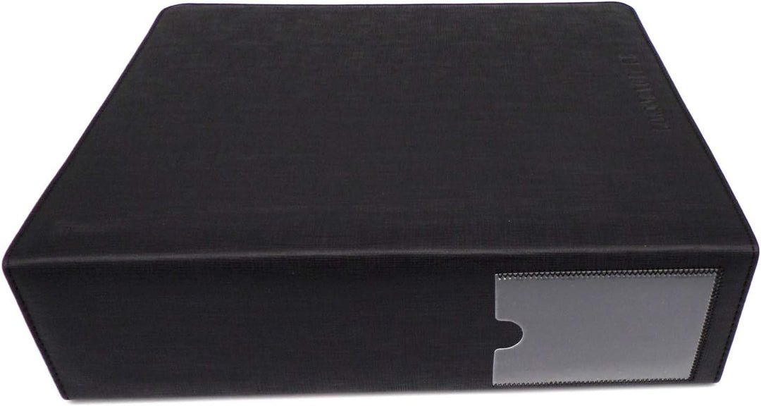 docsmagic.de 3-Ring Premium Album Black + 100 9-Pocket Premium Pages - Schwarz - PKM - YGO - MTG, Pr