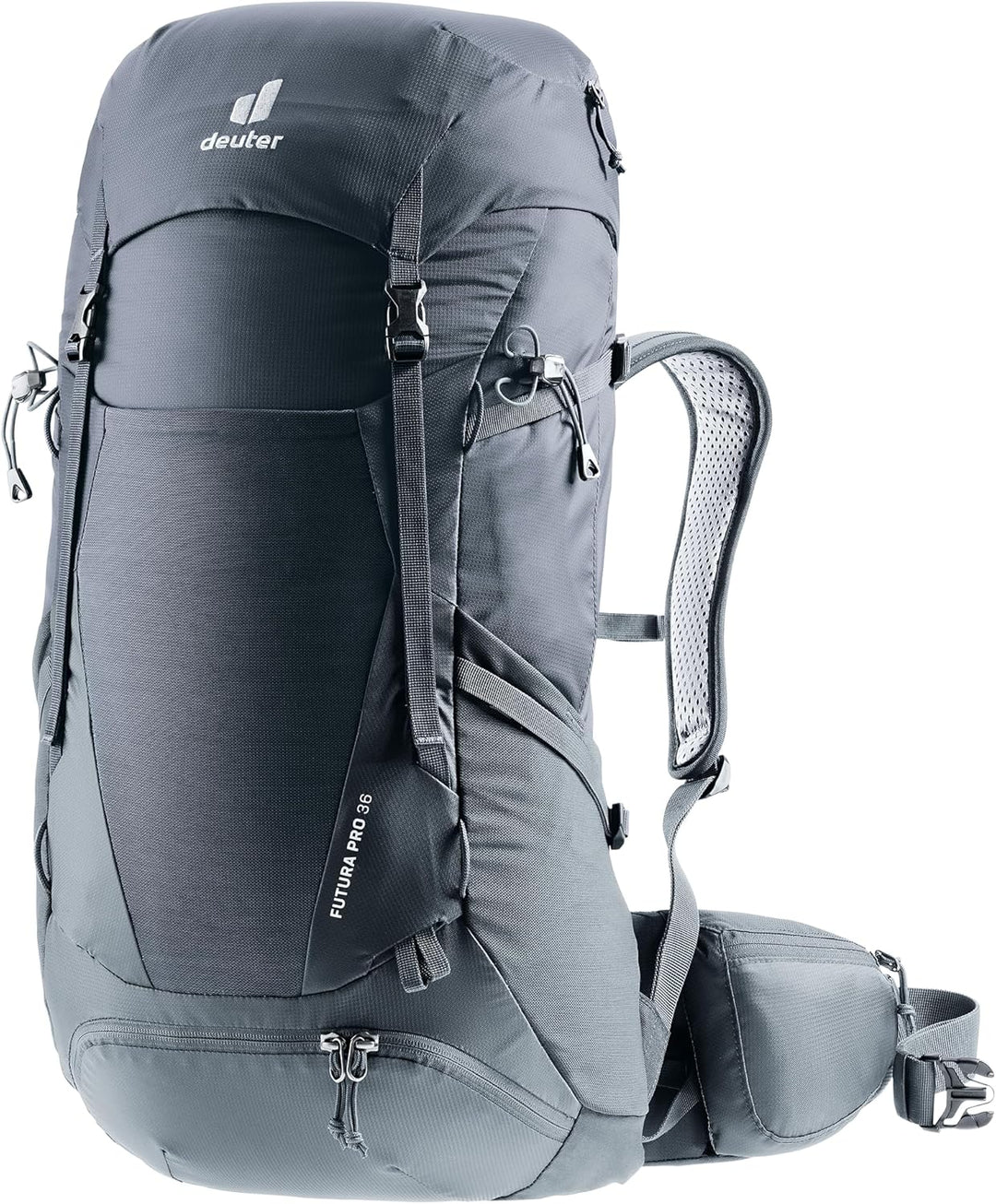 deuter Herren Futura Pro 36 Wanderrucksack (1er Pack) 36 L Black-graphite, 36 L Black-graphite