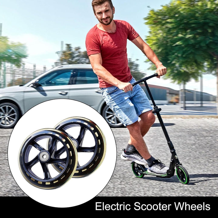 Scooter Rollen, 2 Stück Scooter Ersatzräder, Elektroroller Roller | Ersatzräder Trolley Rollerräder