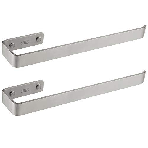 JS Handtuchhalter Handtuchstange Edelstahl Gebürstet Wandmontage und Schrankmontage für Bad und Küch
