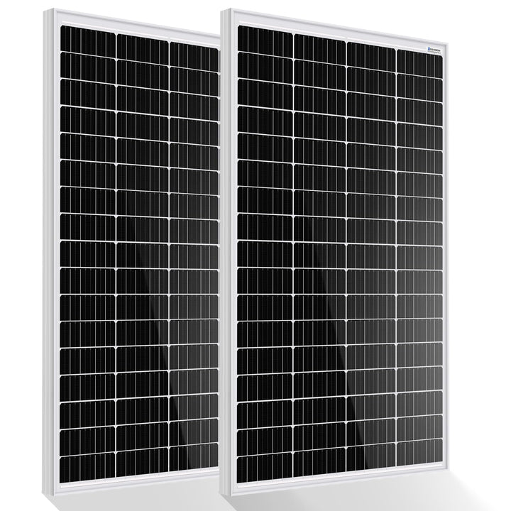 ECO-WORTHY 340W 12 Volt Monokristallines Solarmodul, 2 Stücke 170W Solarpanel Ideal zum Aufladen von