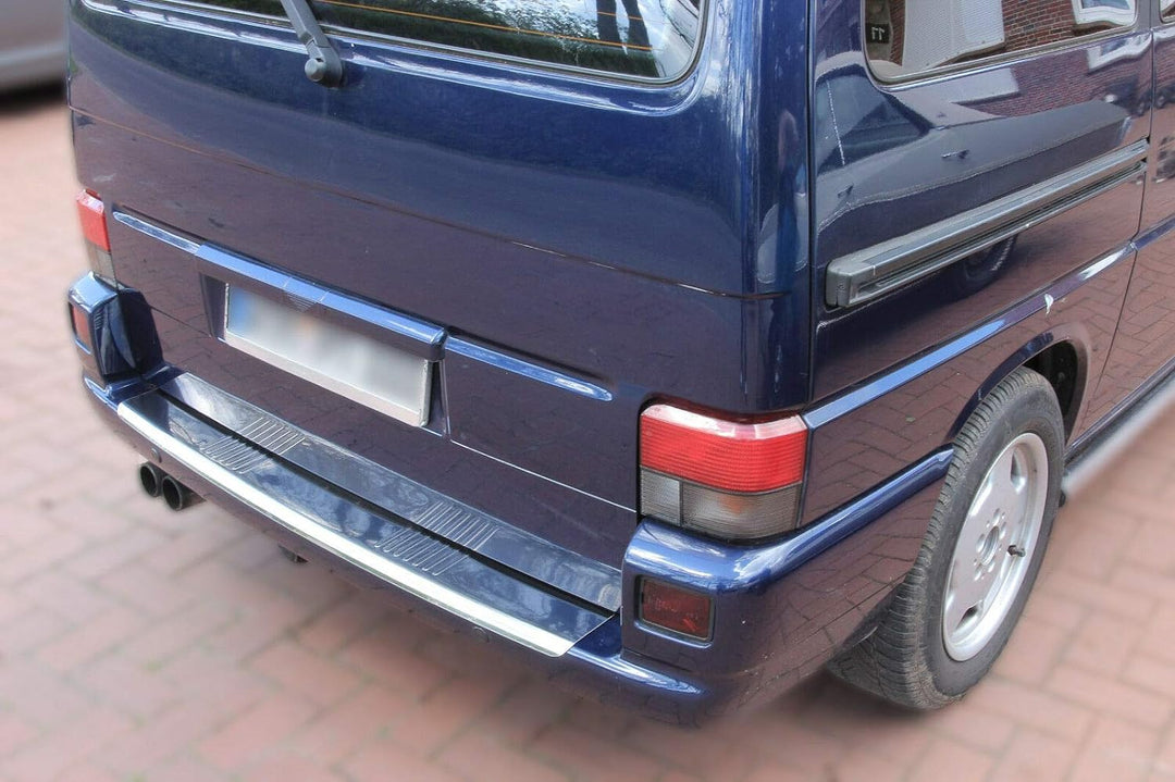 Ladekantenschutz Edelstahl CHROM kompatibel für VW T4 FACELIFT 1996-2003 | | mit Abkantung | premium