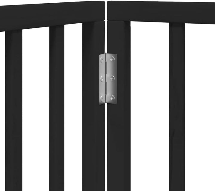 vidaXL Hundetor 3-TLG., Hundegitter Faltbar Pflegeleicht, Schutzgitter für Wohnzimmer Küche Treppe,