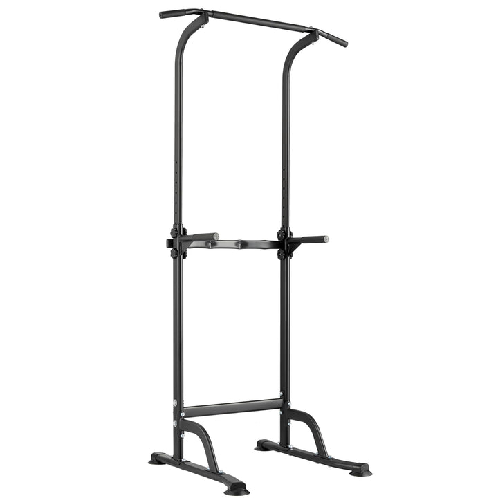 Heimfitness Kraftturm, Dip Station, Verstellbare Klimmzugstange für Ganzkörpertraining Stabiler All-
