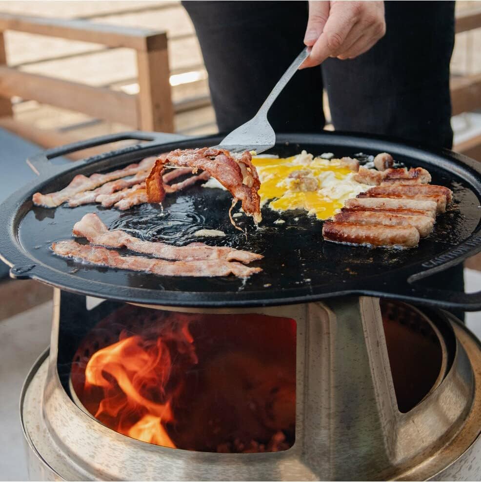 Solo Stove Gusseisen-Plancha für Feuerschale Ranger | Grillplatte für Feuerstelle, Umbau von Feuerst