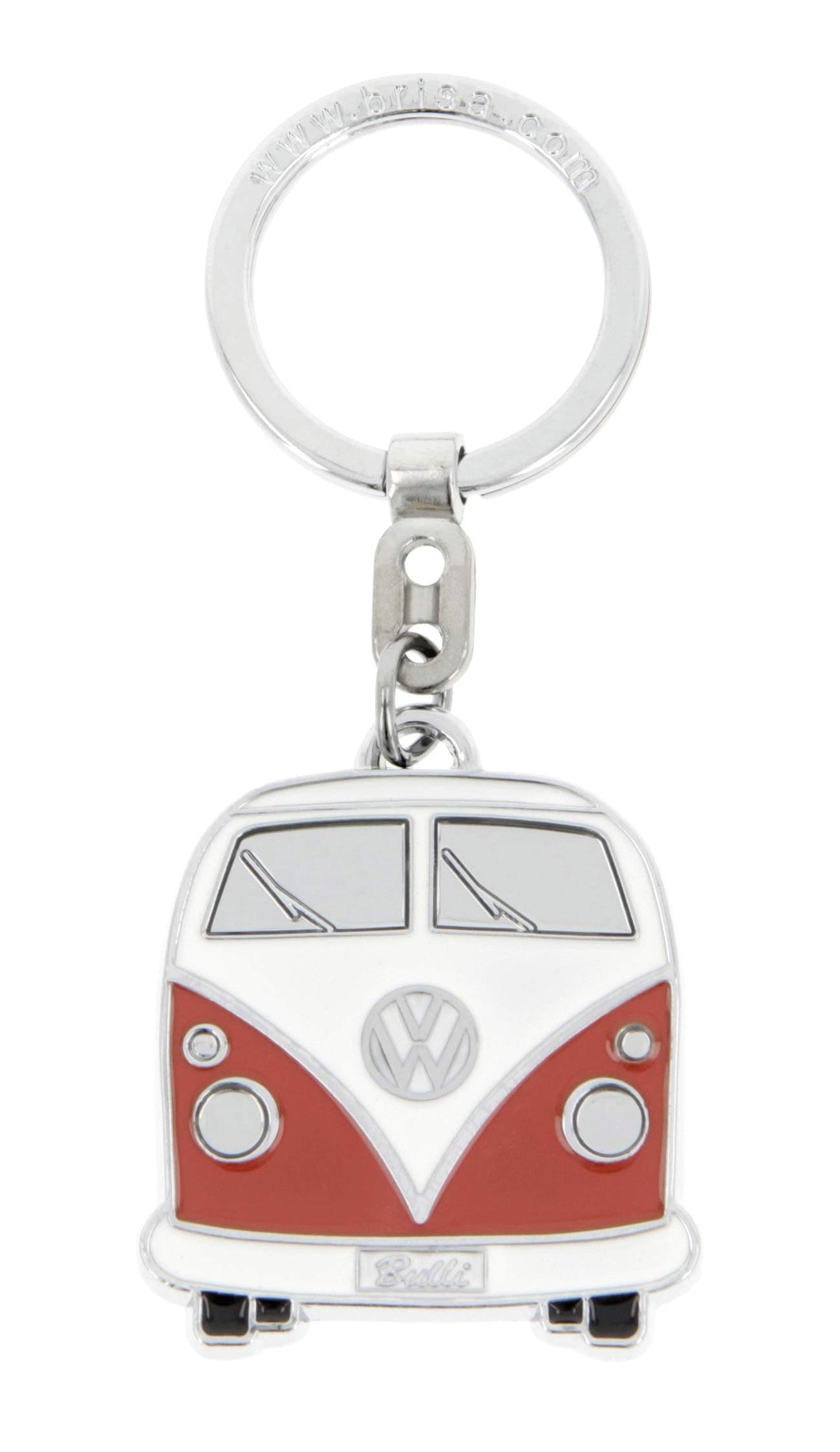 BRISA VW Collection - Volkswagen Emaillierter Metall Schlüssel-Anhänger-Ring Schlüsselbund-Accessoir