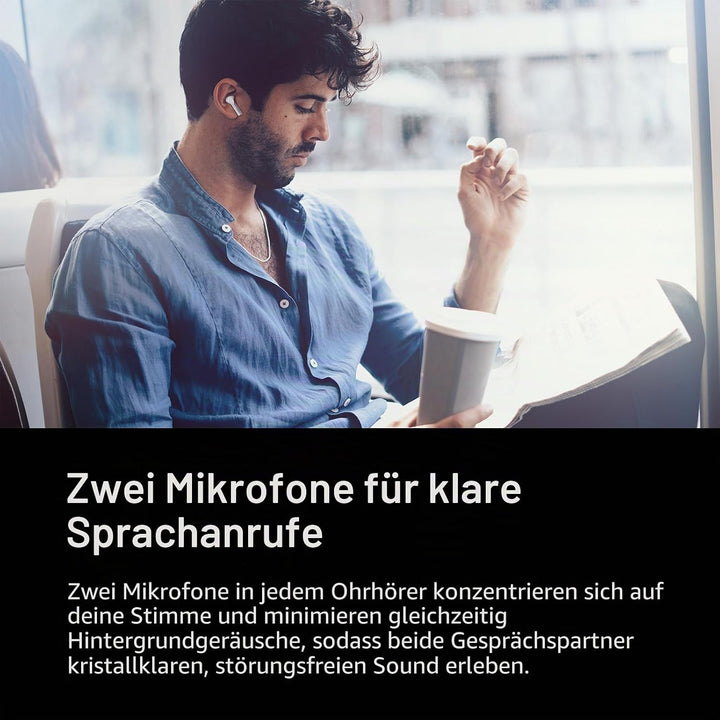 Denon AH-C500W True Wireless In-Ear-Kopfhörer, wasserresistente Bluetooth-Kopfhörer mit eingebautem