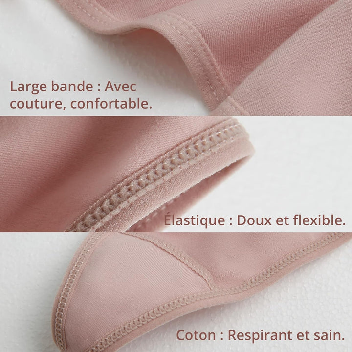 Channo Baumwolle Tanga Set Damen, Unsichtbare Frauen Unterwäsche, Mehrfarbiger, Nicht Abfärbender, A