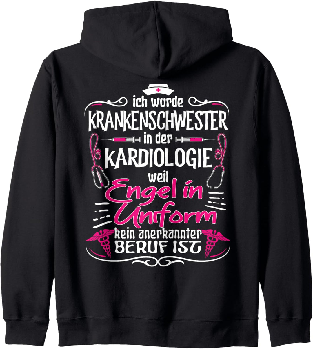 Krankenschwester Kardiologie Krankenpflegerin Kapuzenjacke
