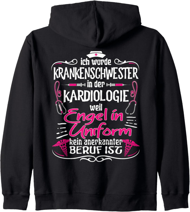 Krankenschwester Kardiologie Krankenpflegerin Kapuzenjacke