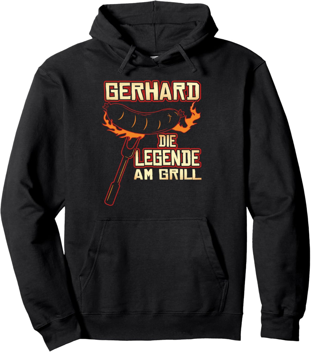 Grillen Gerhard Die Legende Am Grill Pullover Hoodie