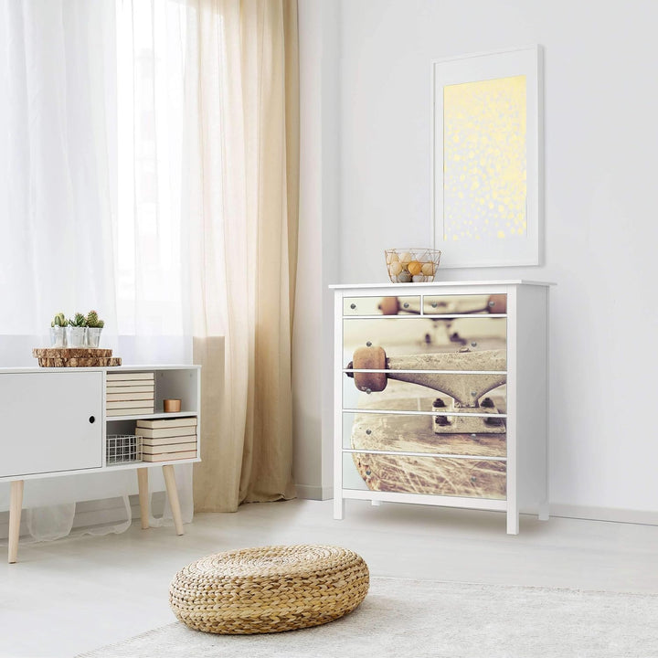 Möbelfolie selbstklebend für Kinder - passend für IKEA Hemnes Kommode 6 Schubladen I Tolle Möbeldeko