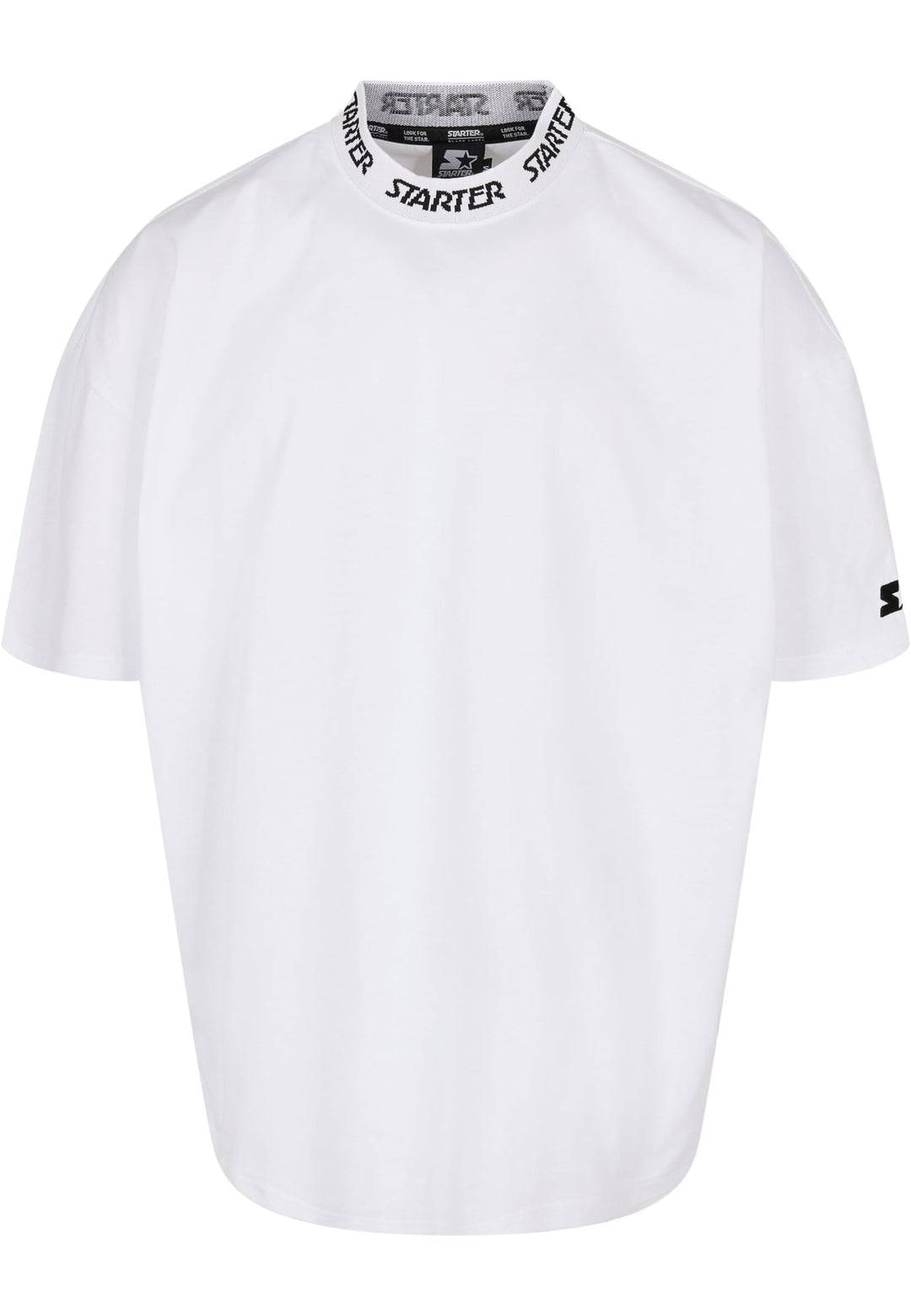 STARTER BLACK LABEL Herren Starter Jaquard Rib Tee, Weiss