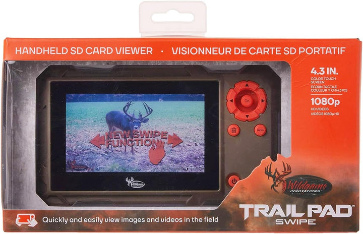 Wildgame Innovations Trail Pad | VU60 SD-Kartenleser mit Touchscreen, Braun, Braun