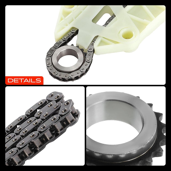 Frankberg Steuerkettensatz Kompatibel mit 1er F20 Berlingo B9 C3 II SC C4 LA C5 III RD DS3 DS4 DS5 M