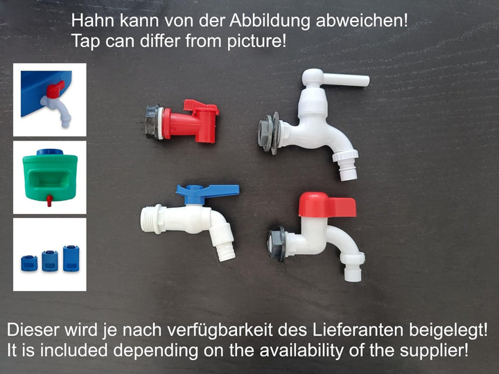 20L Wasserspender mit Seifenablage für Camping, Garage und Outdoor – Wetterfester, UV-beständiger Ku