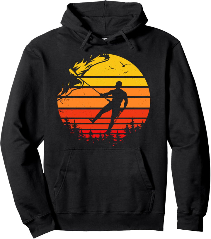 Bergsteiger Bouldering Vintage Kletterer Klettern Berge Pullover Hoodie
