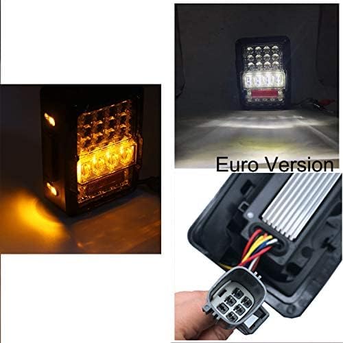 SXMA LED Rücklicht Bremslicht Rückfahrscheinwerfer für Wrangler JK JKU 2007-2017 Euro Version