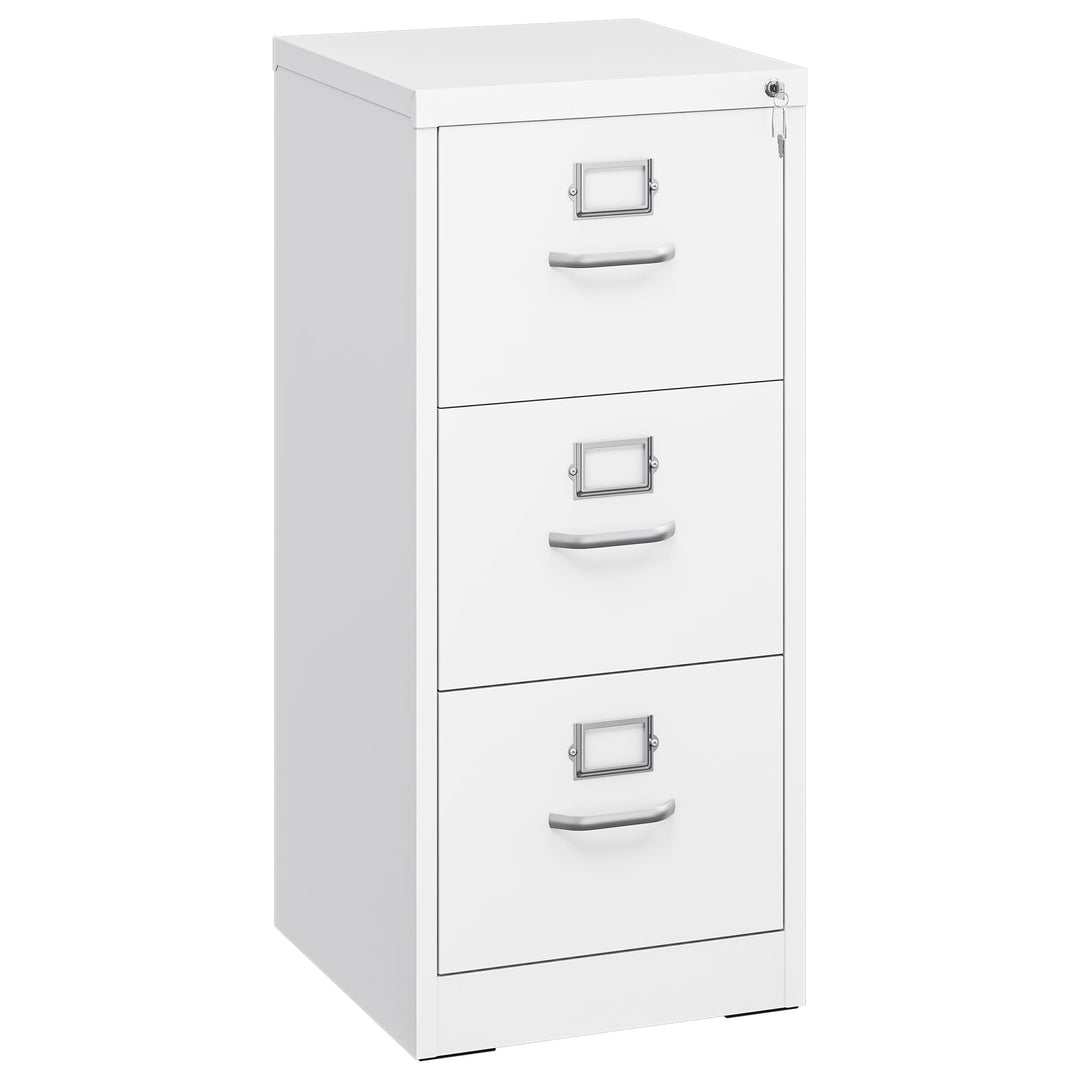 YITAHOME Aktenschrank Abschliessbar, Metall Aktenschränke mit 3 Schubladen für A4, Legal, Letter, An
