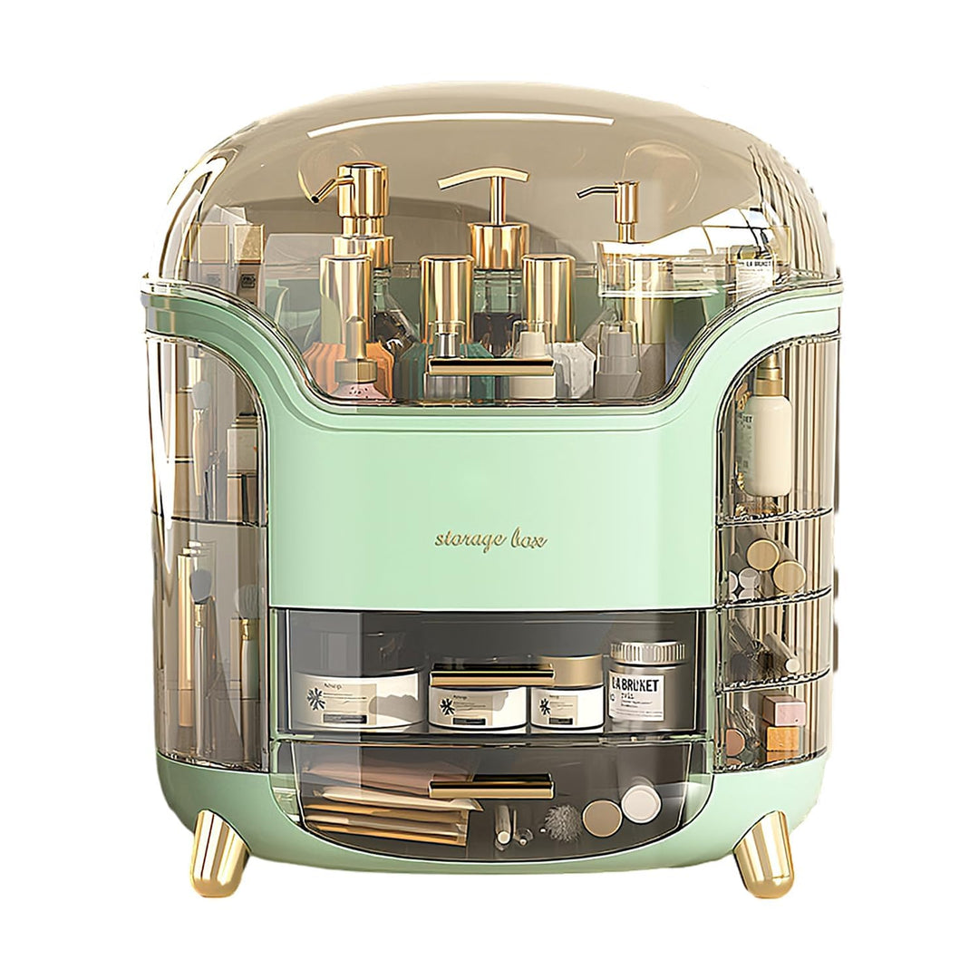 Make Up Aufbewahrung Cosmetic Organizer Kosmetik Schminktisch mit Deckel Schubladen Grosse Kapazität