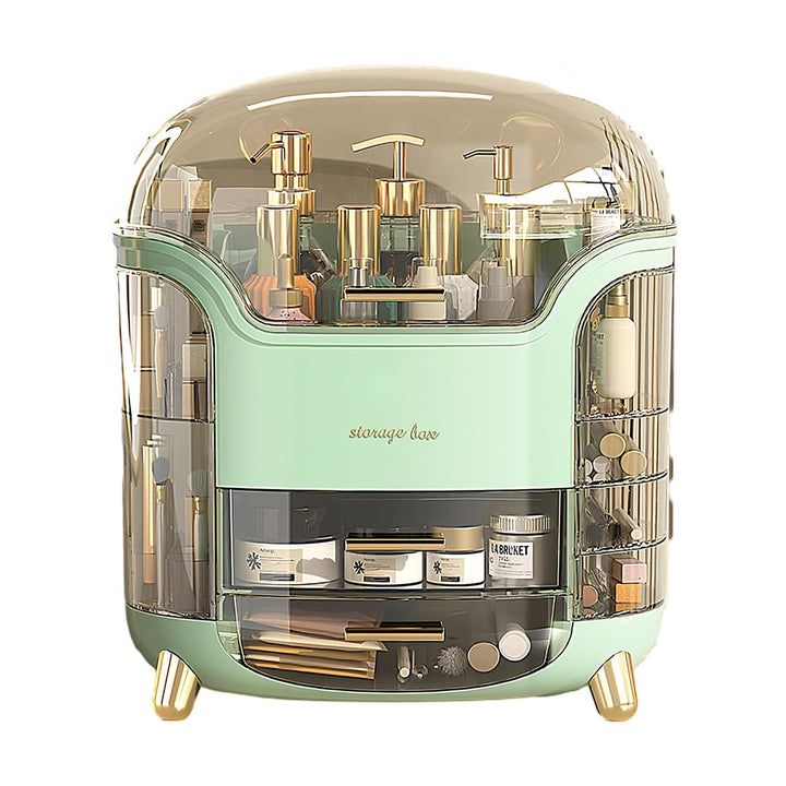 Make Up Aufbewahrung Cosmetic Organizer Kosmetik Schminktisch mit Deckel Schubladen Grosse Kapazität