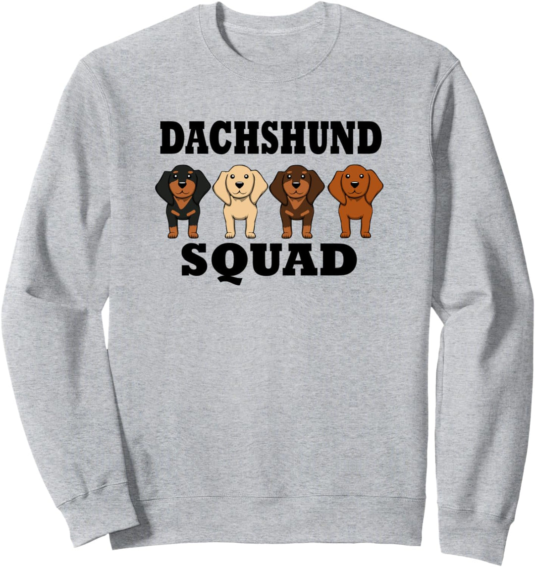 Dackel Squad Lustiges Hunde Team Spruch Sweatshirt
