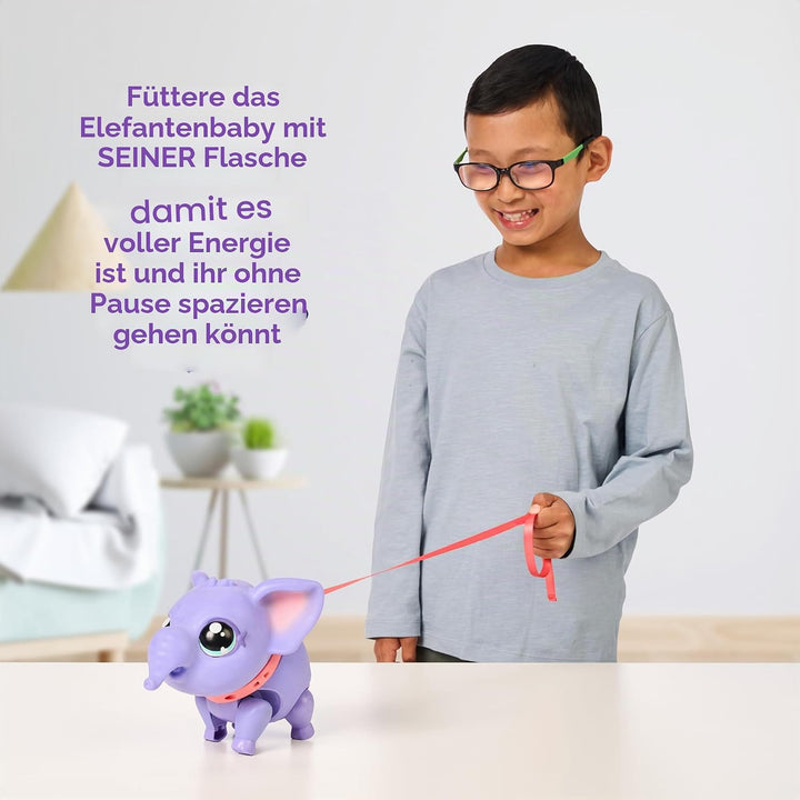 Little Live Pets My Walking Elefant, der Elefant, Spielzeug-Haustier, geht und Tanzt zum Rhythmus de