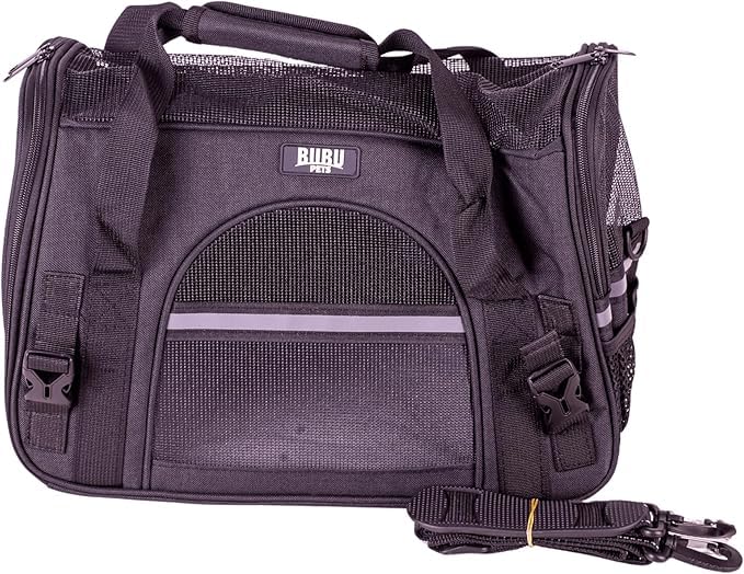 Quibropets Bubupets Transportbox für Haustiere, Transportbox für Hunde und Katzen, robust und bequem