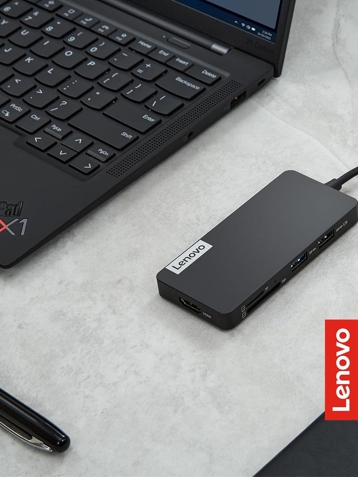 Lenovo USB-C 7-in-1 Hub Eisengrau, Eisengrau
