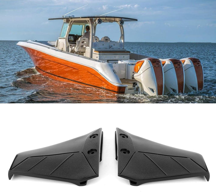 Fockety Hydrofoil-Stabilisator, beständiger Kunststoff-Marine-Aussenborder-Stabilisatorflossen mit B