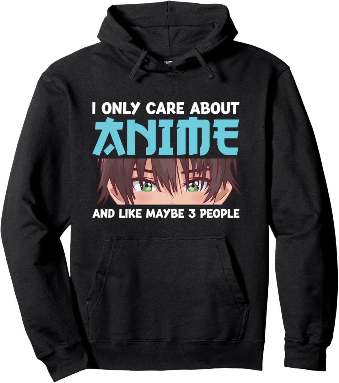 Ich interessiere mich nur für Anime-Anime Pullover Hoodie