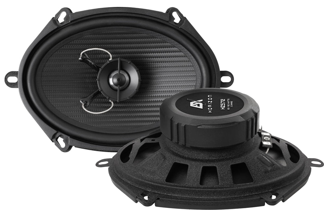 ESX HZ572 | 13 x 18 cm (5x7er) | 2-Wege Koax Lautsprecher Boxen Oval | Horizon HZ 572