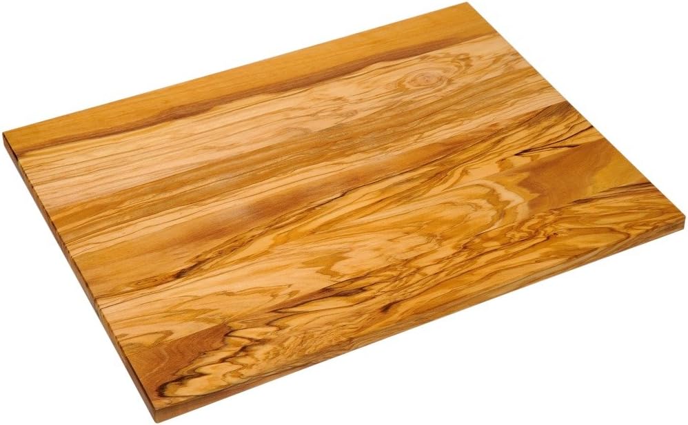 Kremers 7160 Schneidebrett, Olivenholz, natur, 40 cm