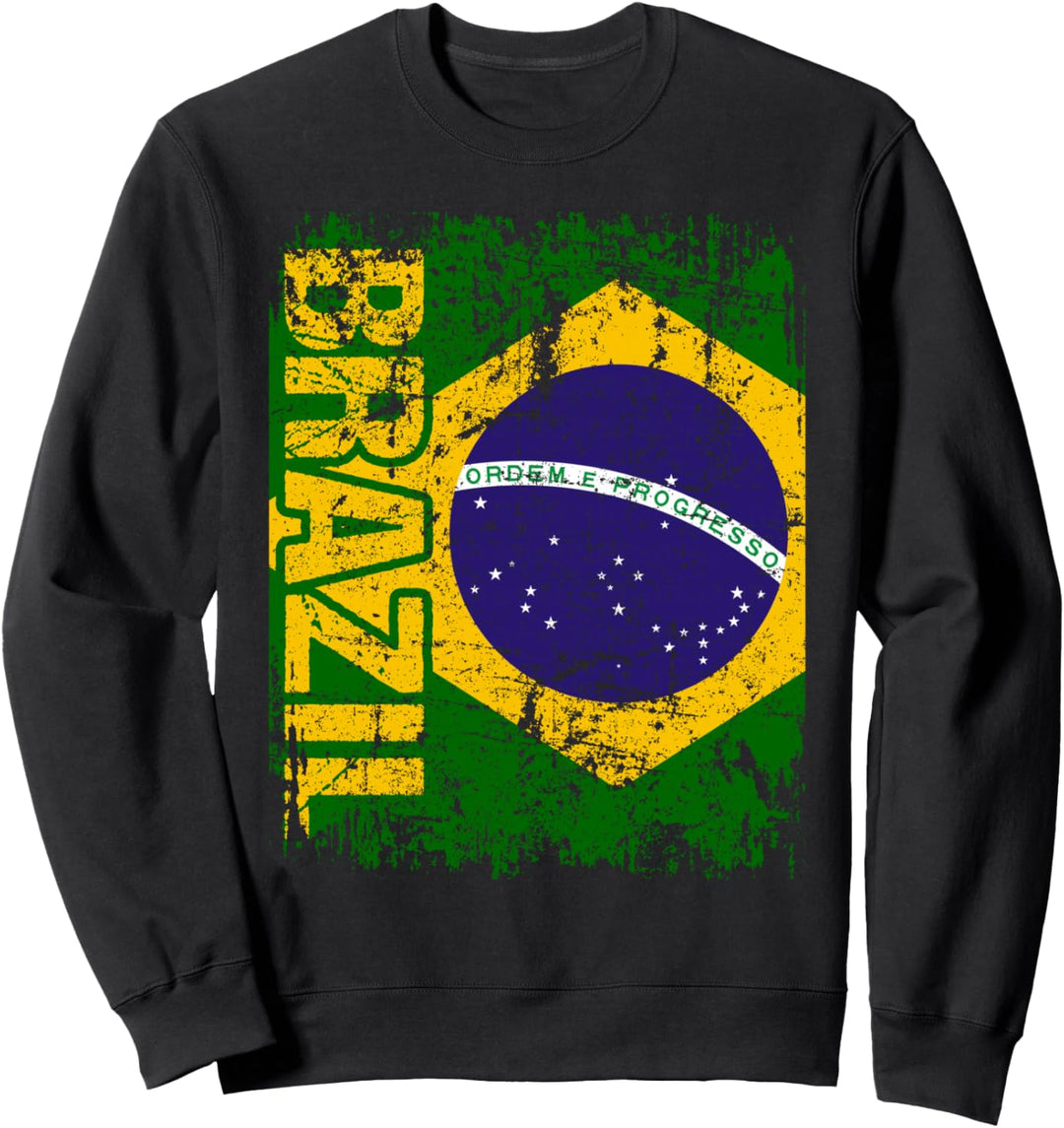 BRASILIEN Flagge | Damen Herren Kinder BRASILIEN BRAZIL Sweatshirt