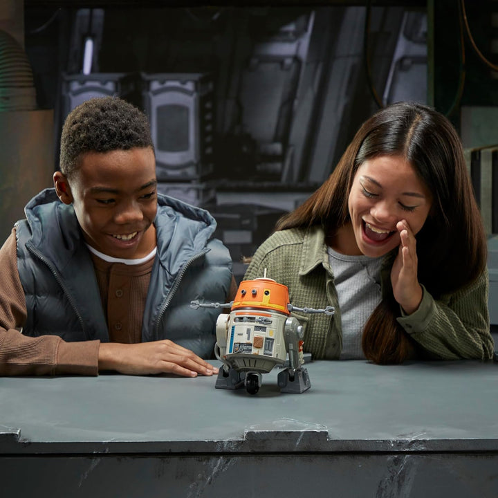 Star Wars Chatter Back Chopper, animatronisches Spielzeug für Kinder, 40+ Geräusch- und Bewegungskom