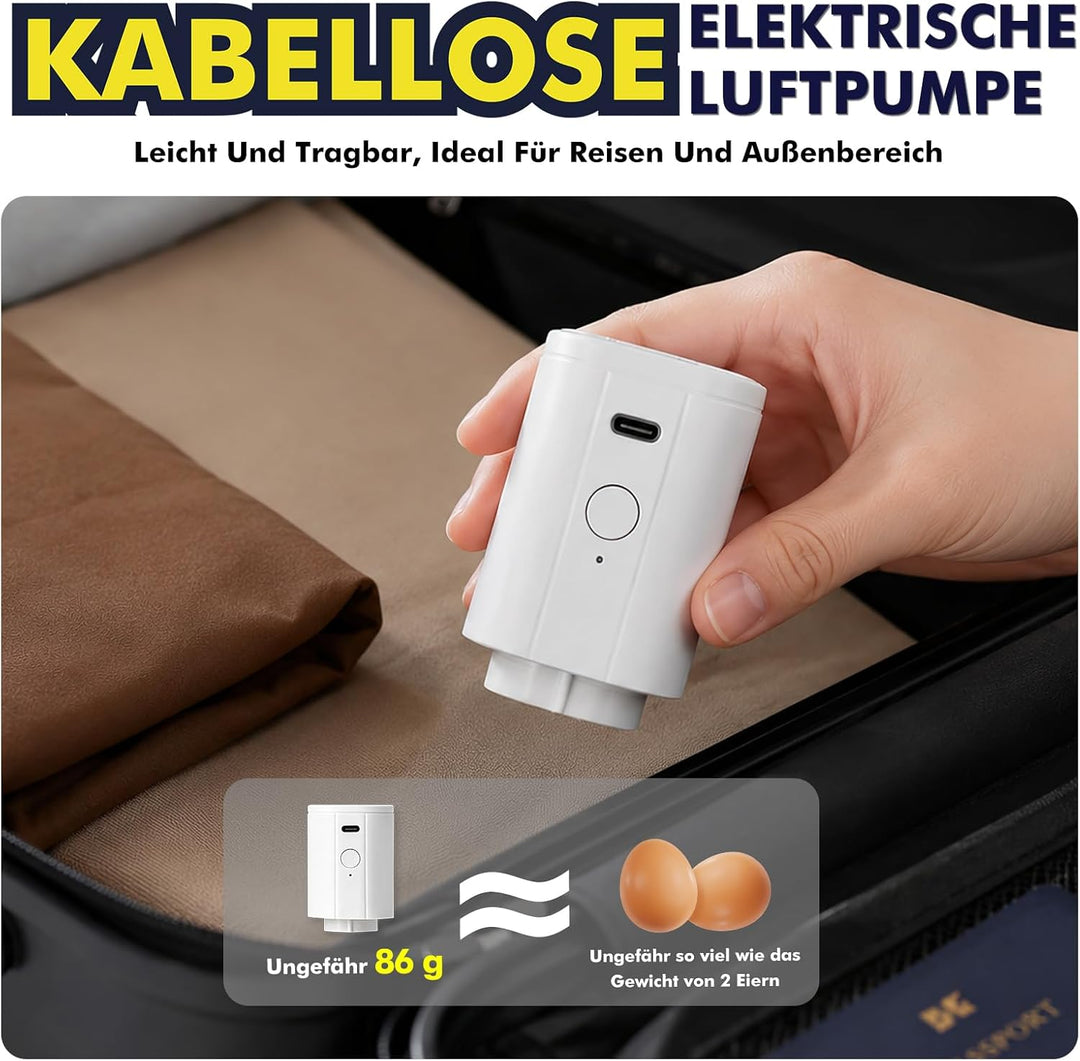 Accenter Vakuumbeutel für Kleidung mit Elektrischer Pumpe,Vakuumbeutel Reise für Koffer Organizer,Kl