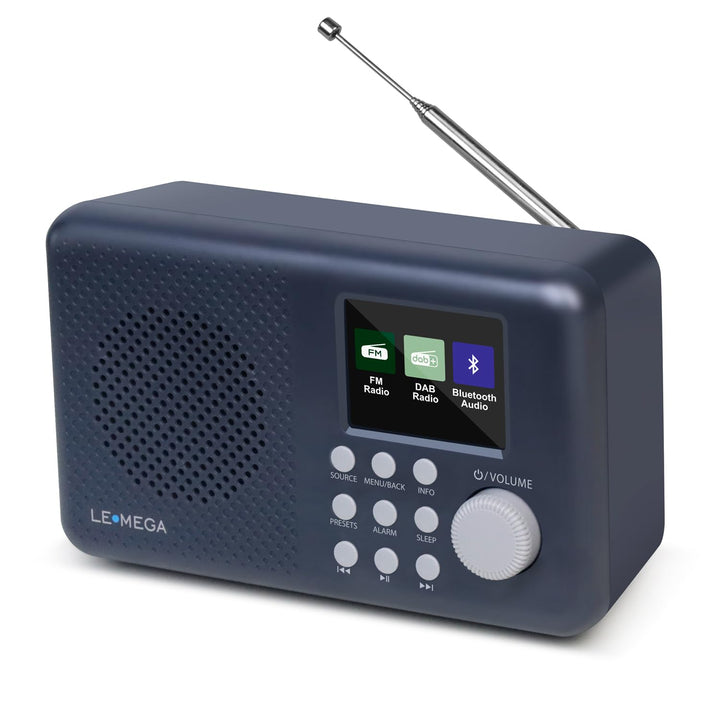 DAB-Radio mit Farbdisplay I DAB+ Tragbares Bluetooth-Radio I Digitale Radios mit Netzanschluss I UKW