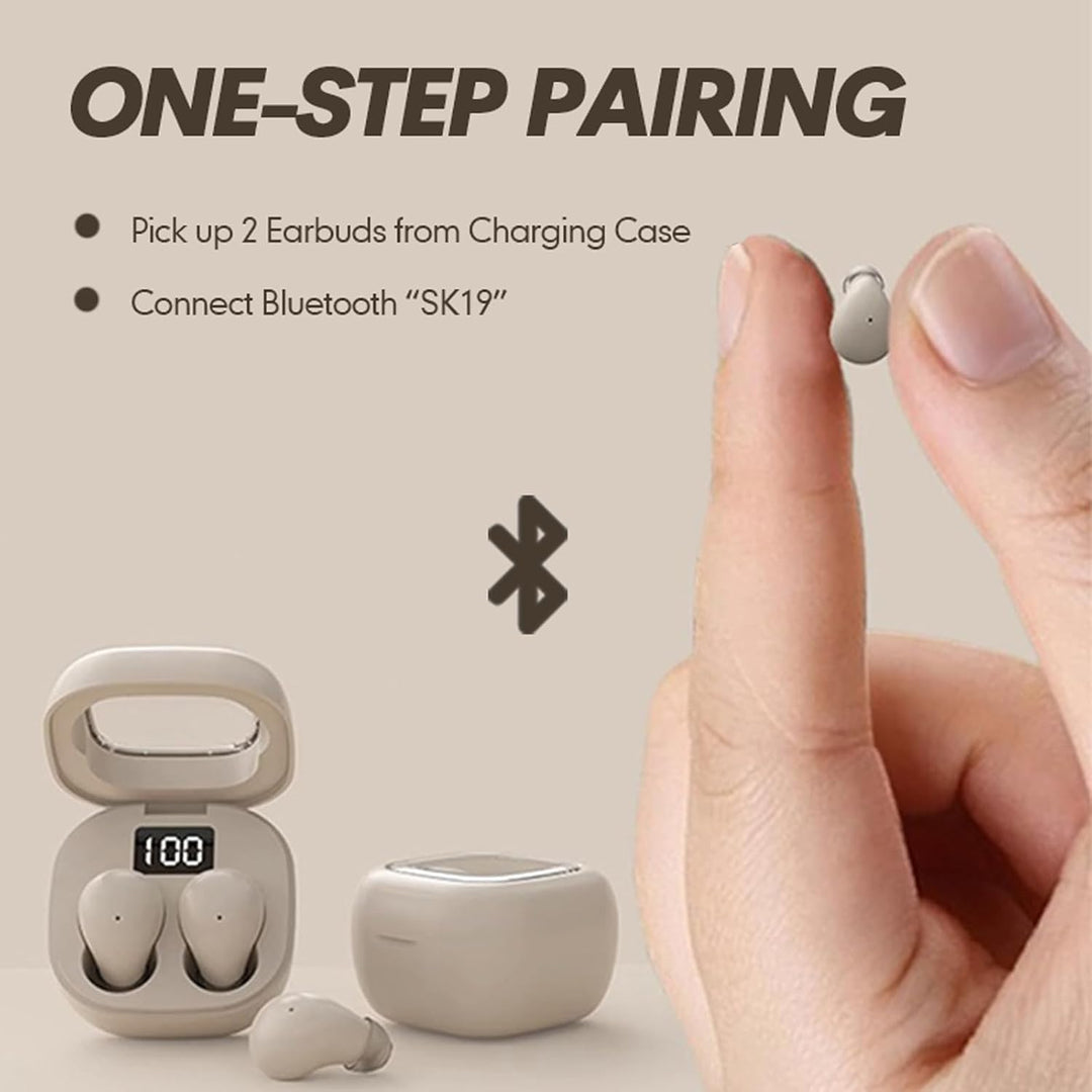 Unsichtbare kleine Mini Schlaf Kopfhörer kabellos Bluetooth im Ohr Wireless in Ear Kopfhörer Sleep E