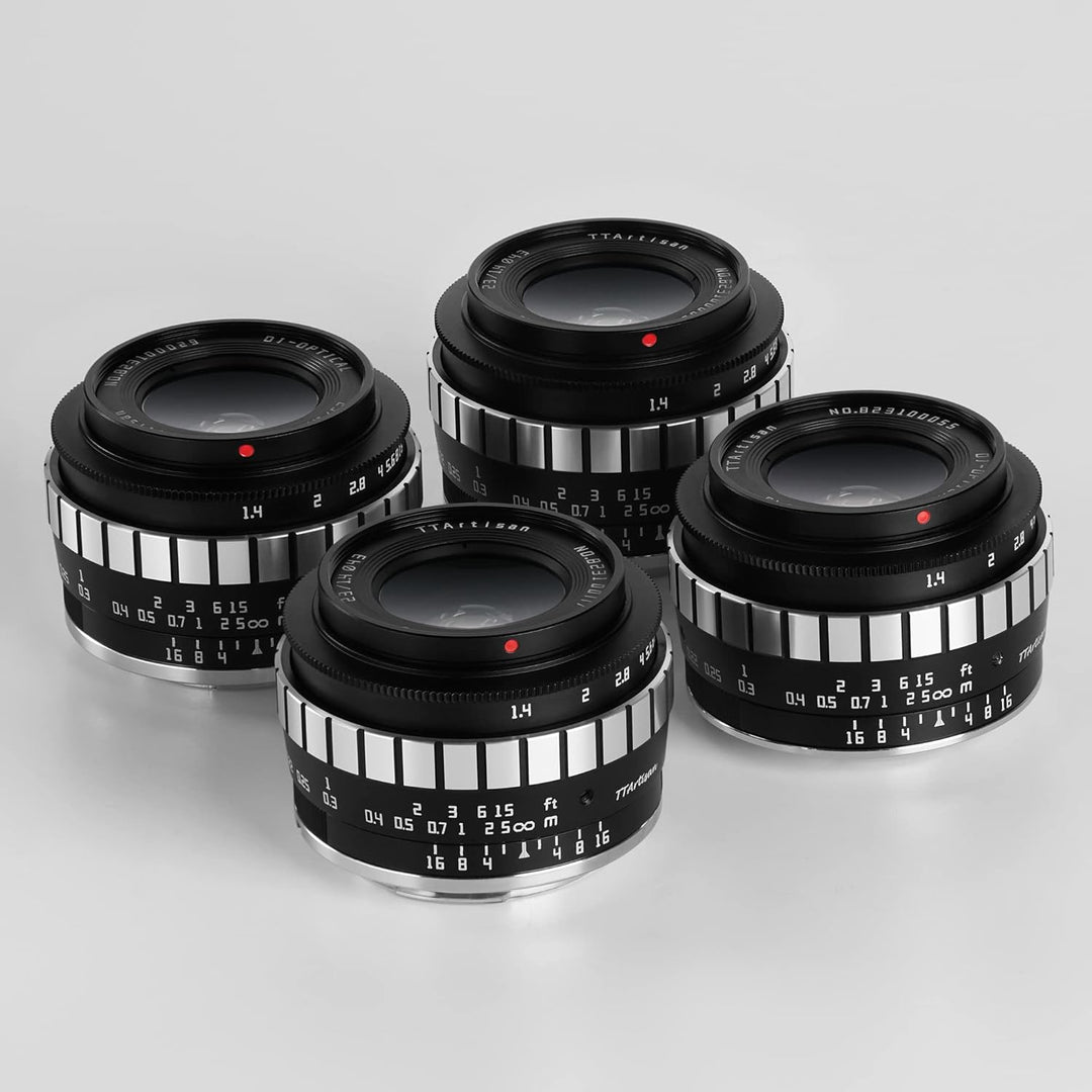 TTARTISAN 23mm F1.4 APS-C Camera Lens Wide-Angle Prime Lens Portable Lens for Fuji FX Mount Suitable