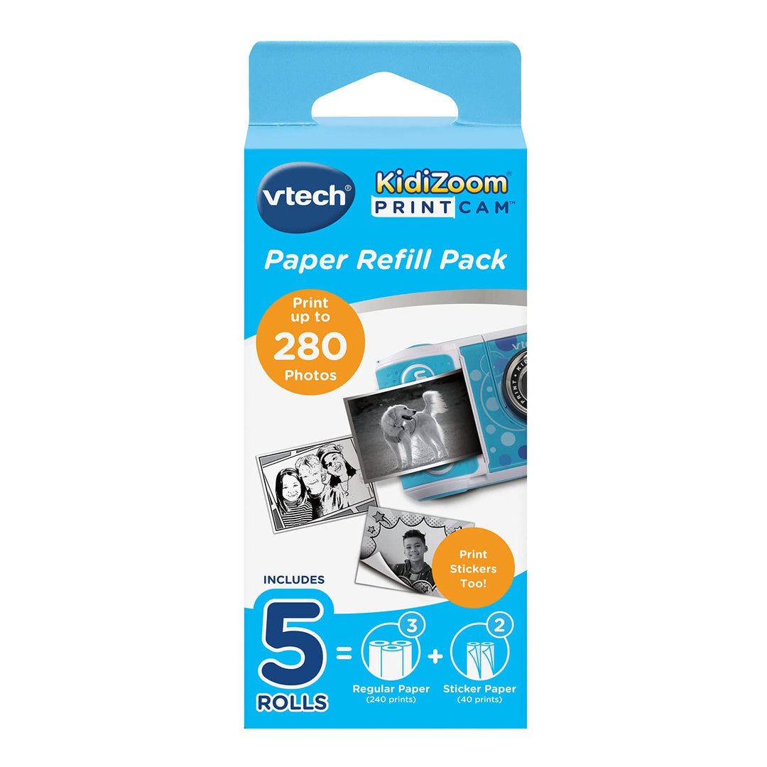 KidiZoom Print Cam - Thermopapier - Vtech 80-417449 Kinderkamera, Mehrfarbig 1-Pack, 1-Pack