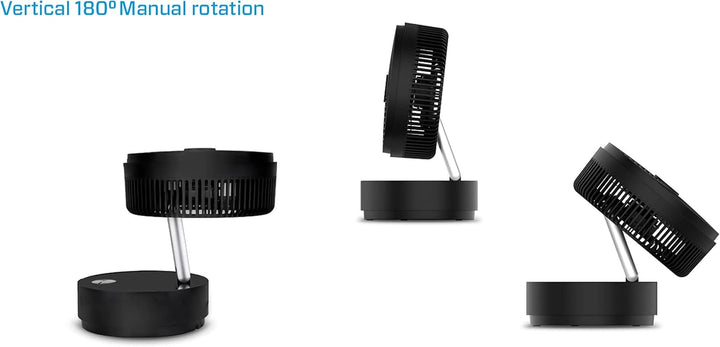 Clean Air Optima CA-404 - Design Zirkulator Ventilator mit Ionisator - Ultraleise automatische Schla