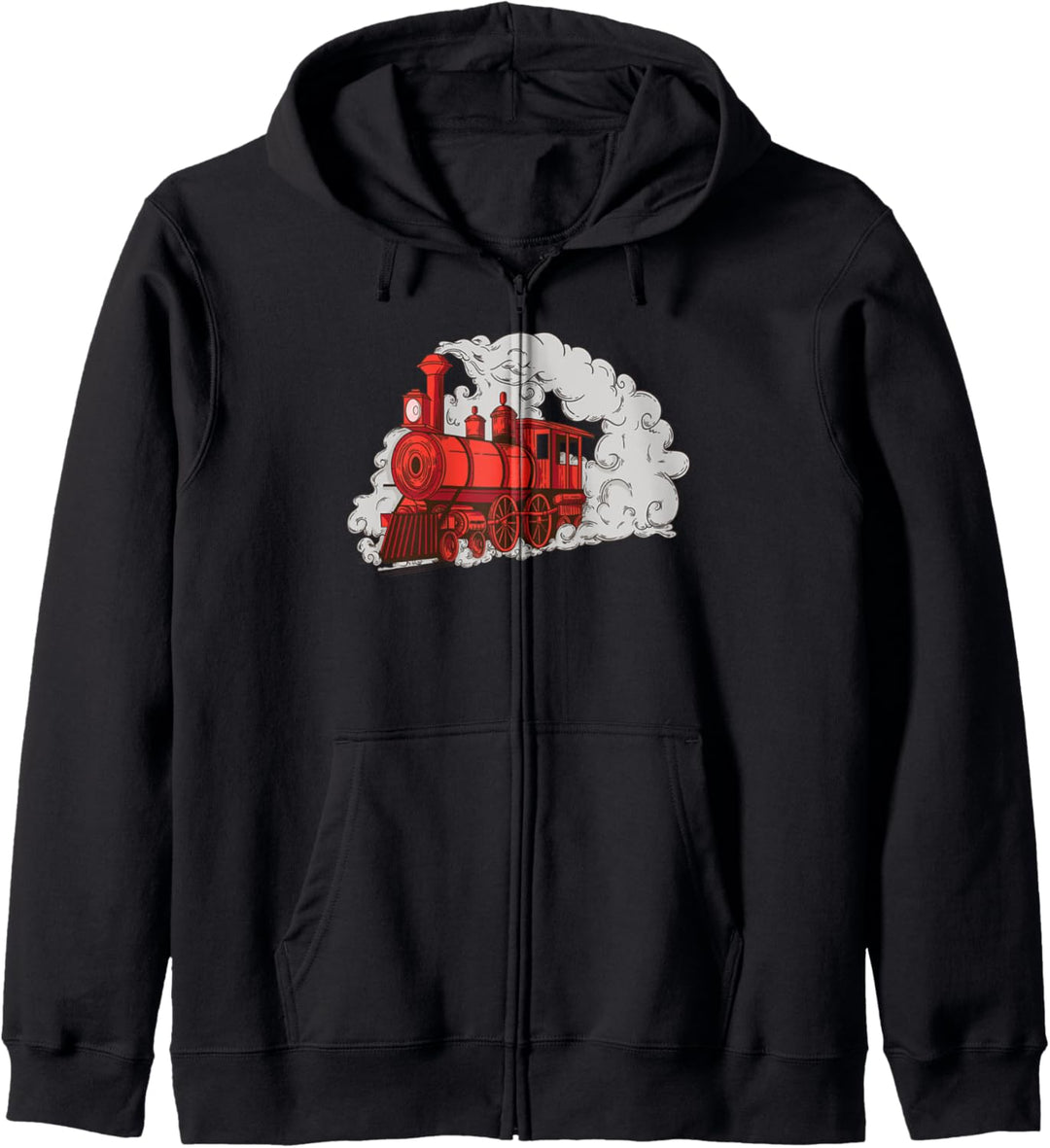 Dampflokomotive Kapuzenjacke