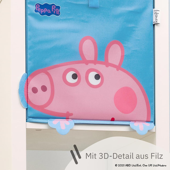 meets Peppa Wutz Aufbewahrungsboxen für Kinder 3er Set – Box-Set mit Peppa Pig Motiven zur Aufbewahr