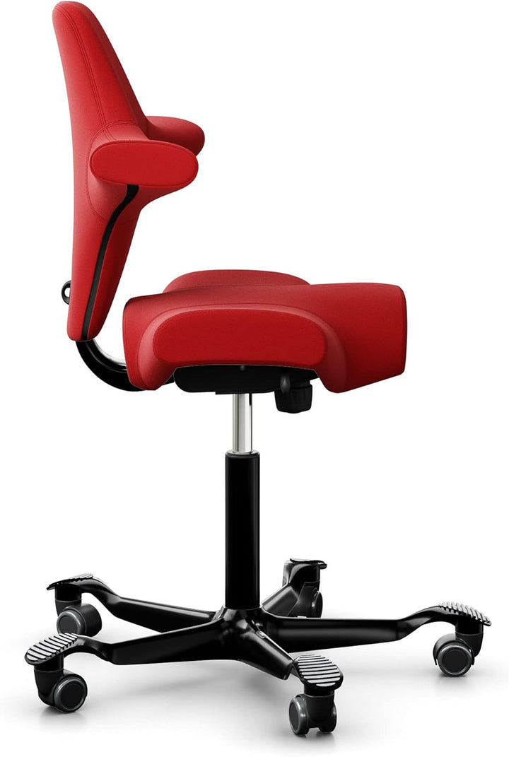 HAG Capisco 8106 Stoff Xtreme Bürodrehstuhl - Standard Gasfeder 200 mm - Sitzhöhe 47-65,5 cm - weich