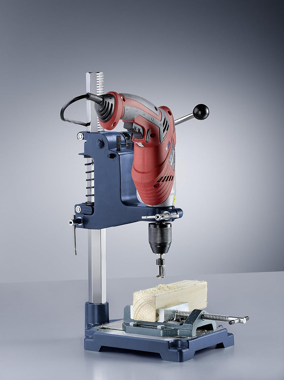 kwb PROFI Bohrständer für Bohrmaschinen mit Eurohals Durchmesser 43 mm - für exakte Bohrungen und Fr