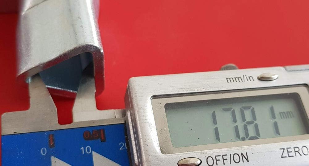 UvV DK3223 Dreikantschlüssel nach DIN 3223, für Absperrpfosten mit Dreikantverschluss, verzinkt blau