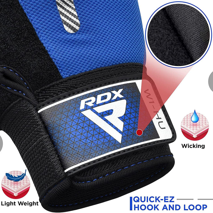RDX Fitness Handschuhe Damen Herren, Anti-Rutsch Gewichtheben Workout Gym Gloves Krafttraining Train