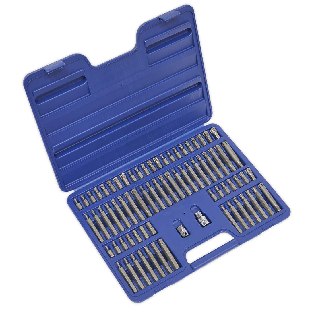 Sealey Ak21974 TRX/Security TRX/Hex/Spline/Ribe Bit Set 74Pc 3/8In & 1/2In Sq Dr